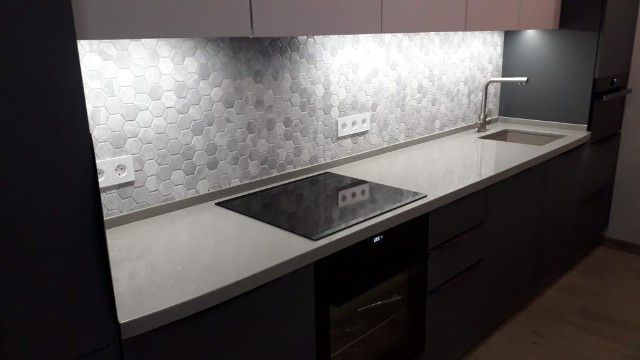 Столешница Technistone NOBLE PRO CLOUD, н40, борт, скругление
